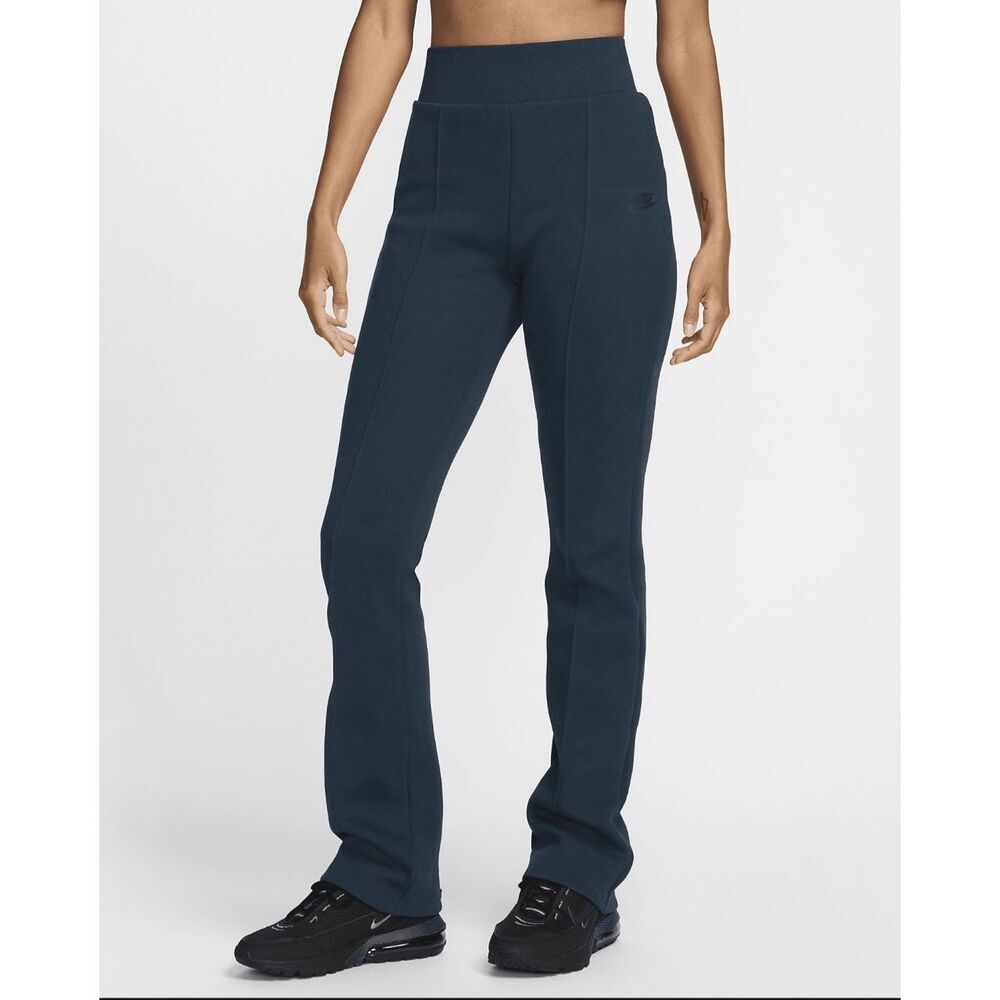 Nike Sportswear Tech Fleece High-Waisted Slim Pants Armory Navy Large